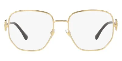 Authentic VERSACE Rx Eyeglasses VE1283 -1002 Gold w/Demo Lens 54mm *NEW*