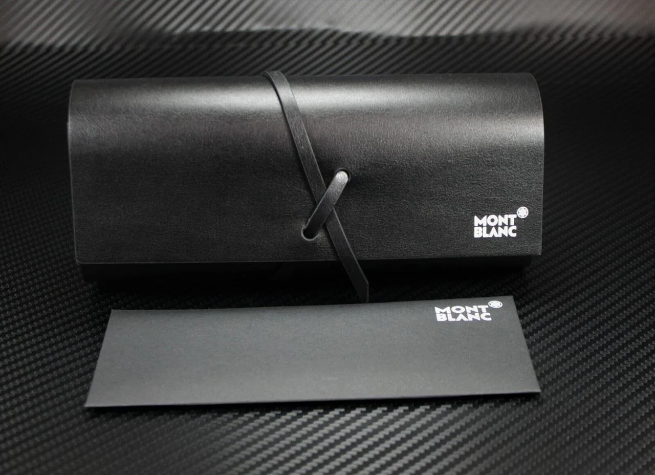 MONT BLANC MB0247OK 005 Grey Transparent Men 2