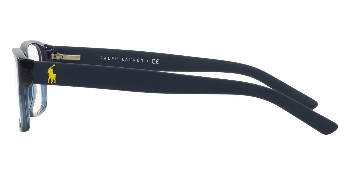 New Polo Ralph Lauren Men Rectangle Eyeglasses PH2117 5470 Transparent Blue 54mm 2